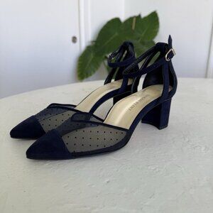 Sarah Flint Parker 50 Navy Blue Pumps